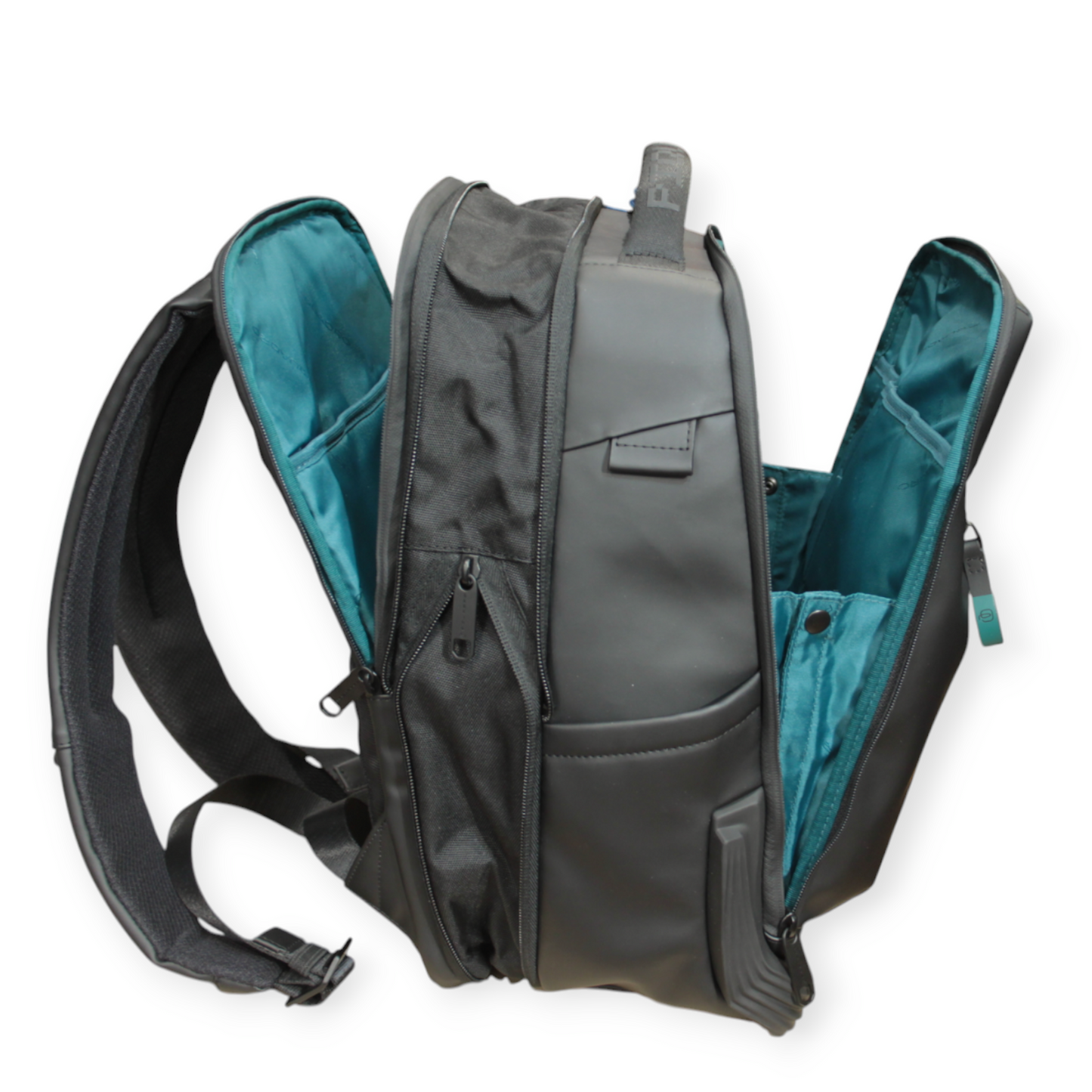 Zaino PIQUADRO UNDERSEAT espandibile tessuto spalmato impermeabile portapc 14"dim 40x30x16-23