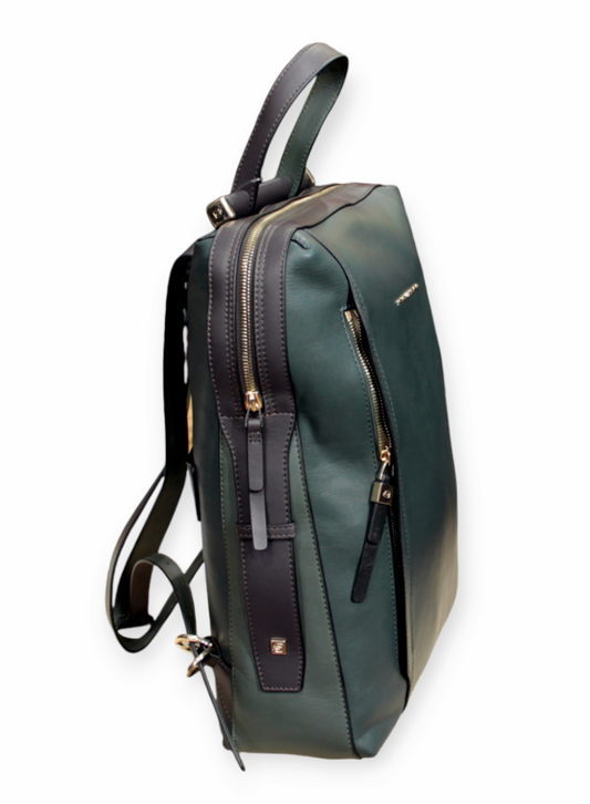Zaino pelle PIQUADRO VERDE DIM 38X29X10