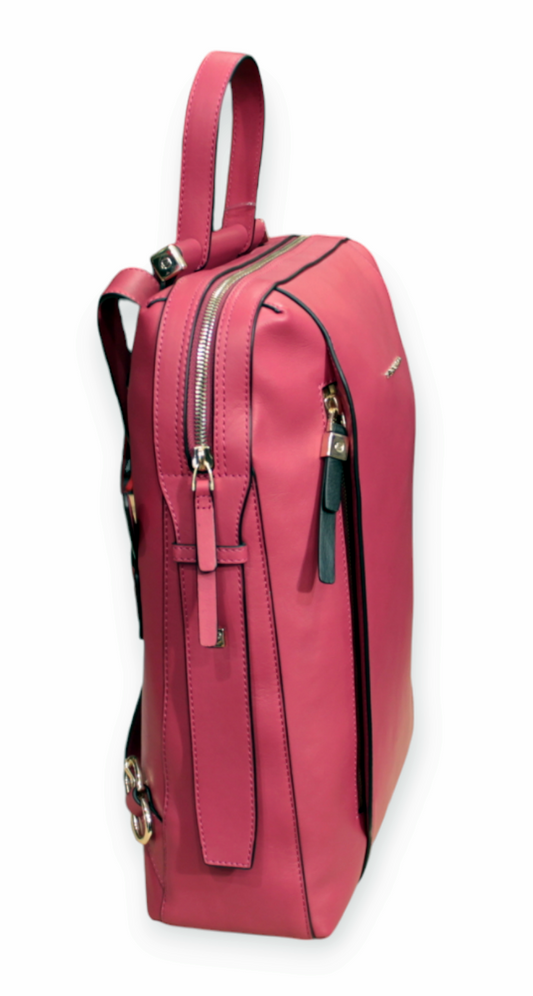 Zaino pelle PIQUADRO ROSSO dim 38x29x10