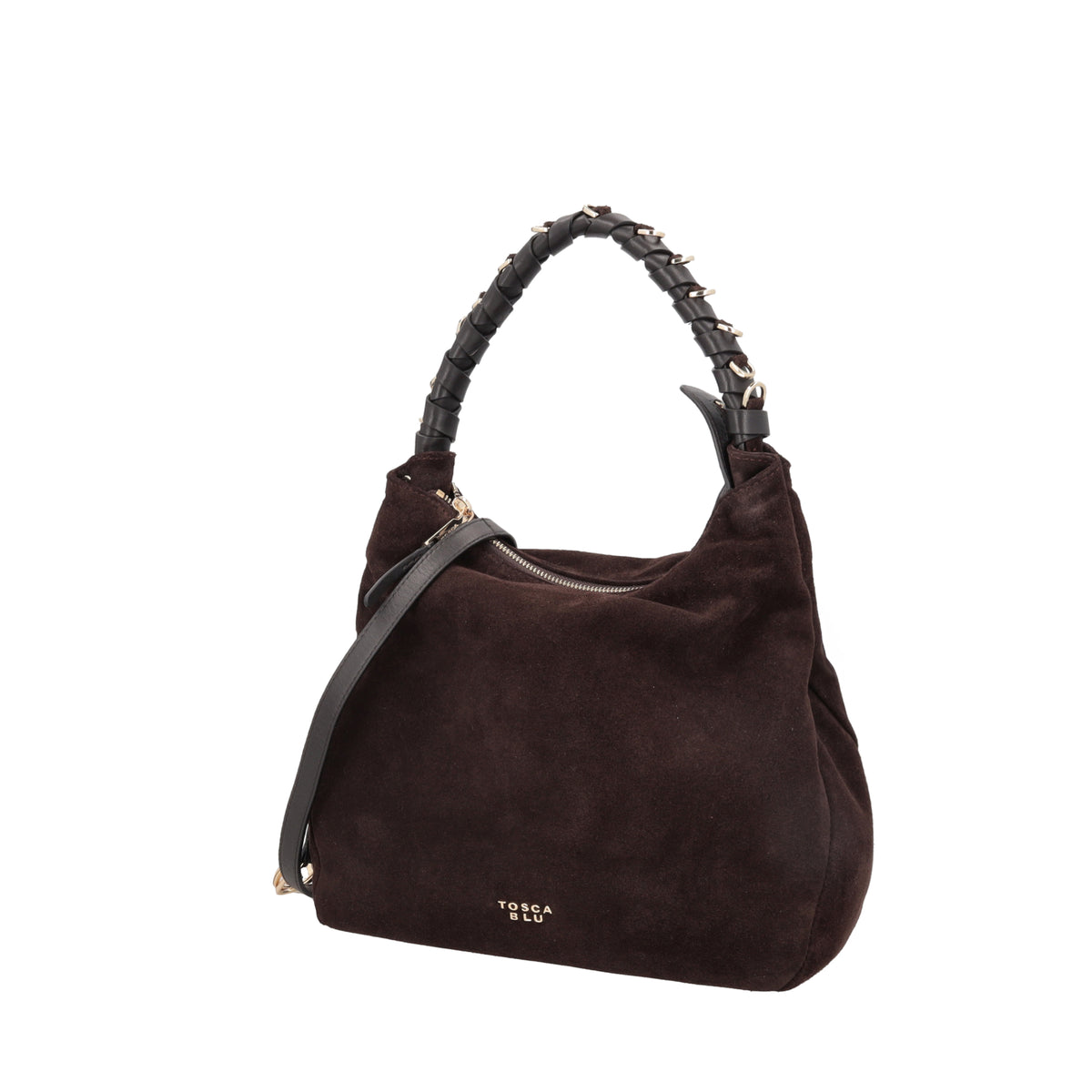 Borsa Scamosciata Penelope Tosca Blu