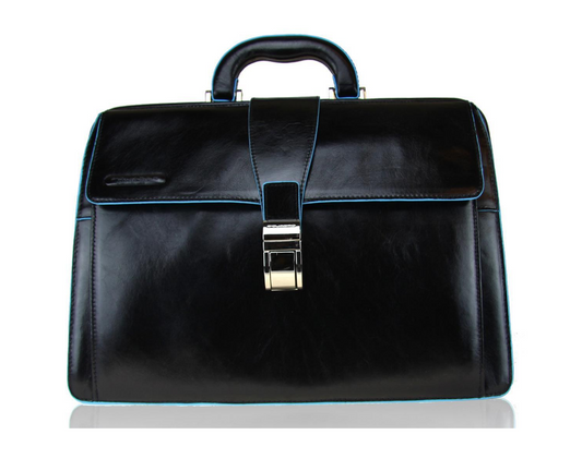 Borsa medico PIQUADRO pelle nera