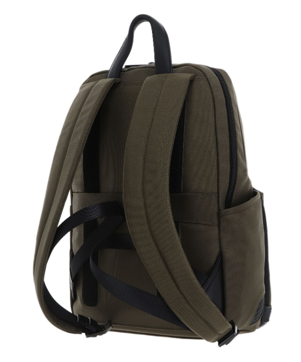 Zaino Piquadro porta pc 14" verde militare e nero