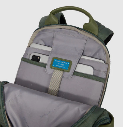 Zaino PIQUADRO con porta pc 14"VERDE