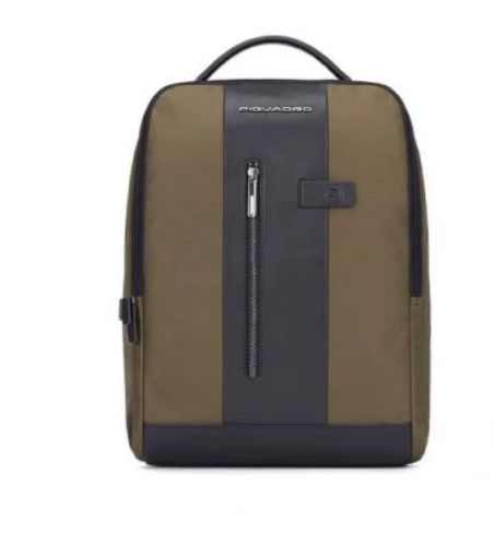 Zaino Piquadro porta pc 15,6" verde militare e nero