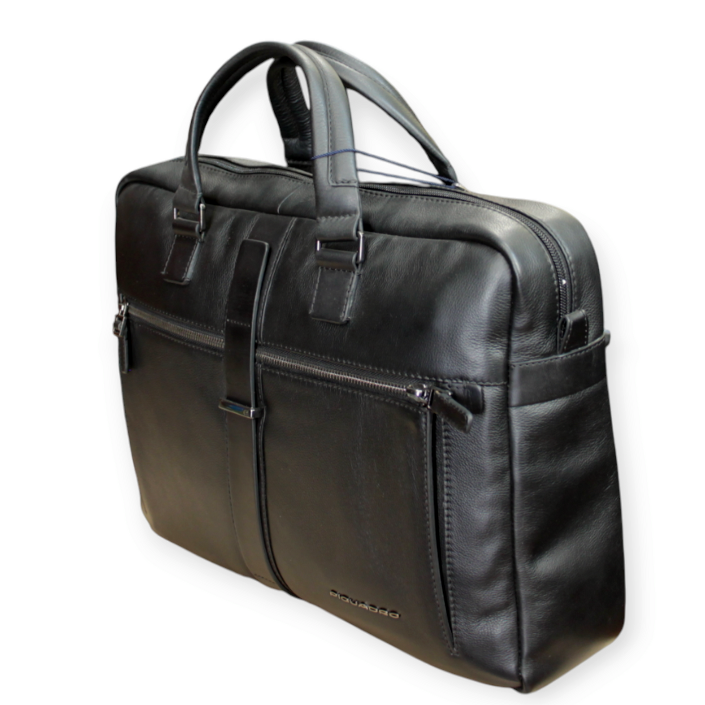 CARTELLA PIQUADRO 2 MANICI+TRACOLLA PELLE NERO dim 40x30x10