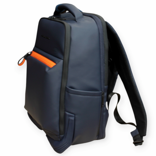 Zaino PIQUADRO UNDERSEAT espandibile tessuto spalmato impermeabile portapc 14"dim 40x30x16-23
