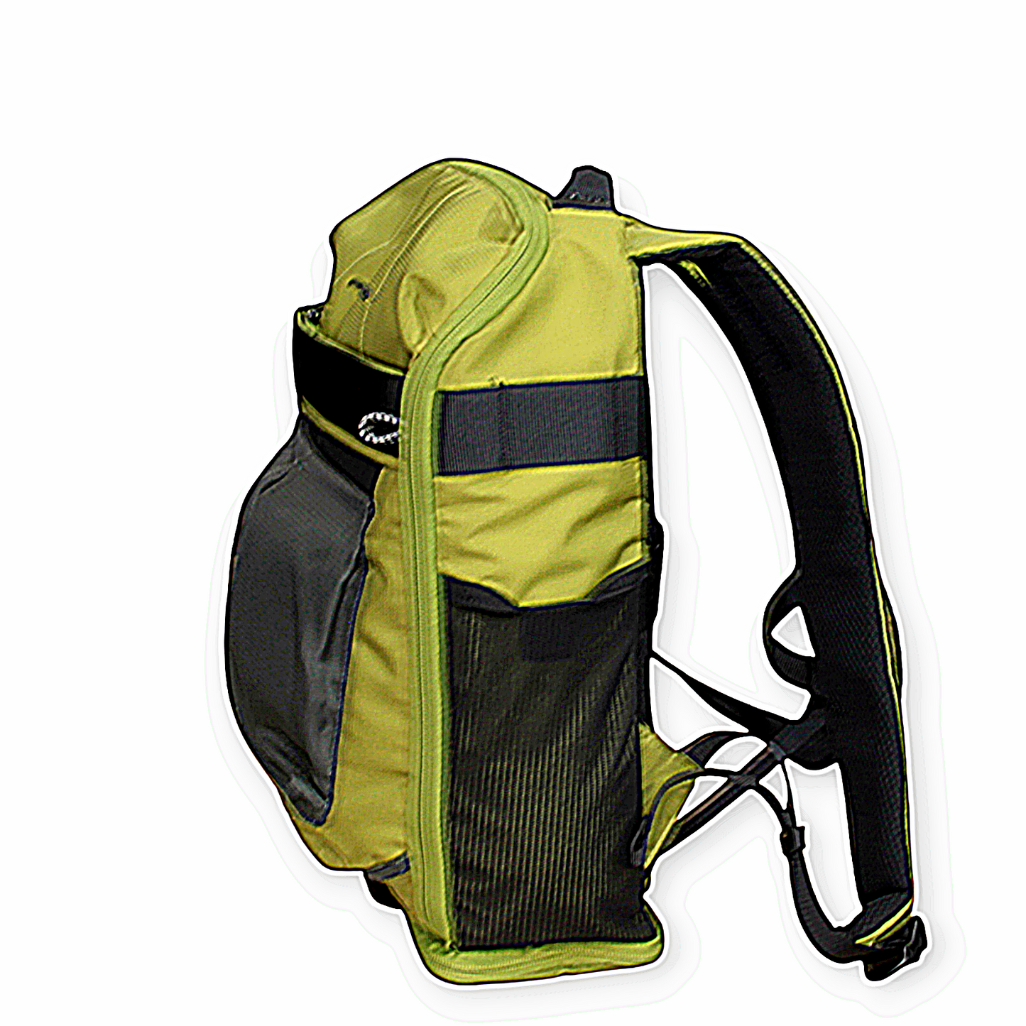 Zaino PIQUADRO UNDERSEAT tessuto  verde acido dim 40x27x12