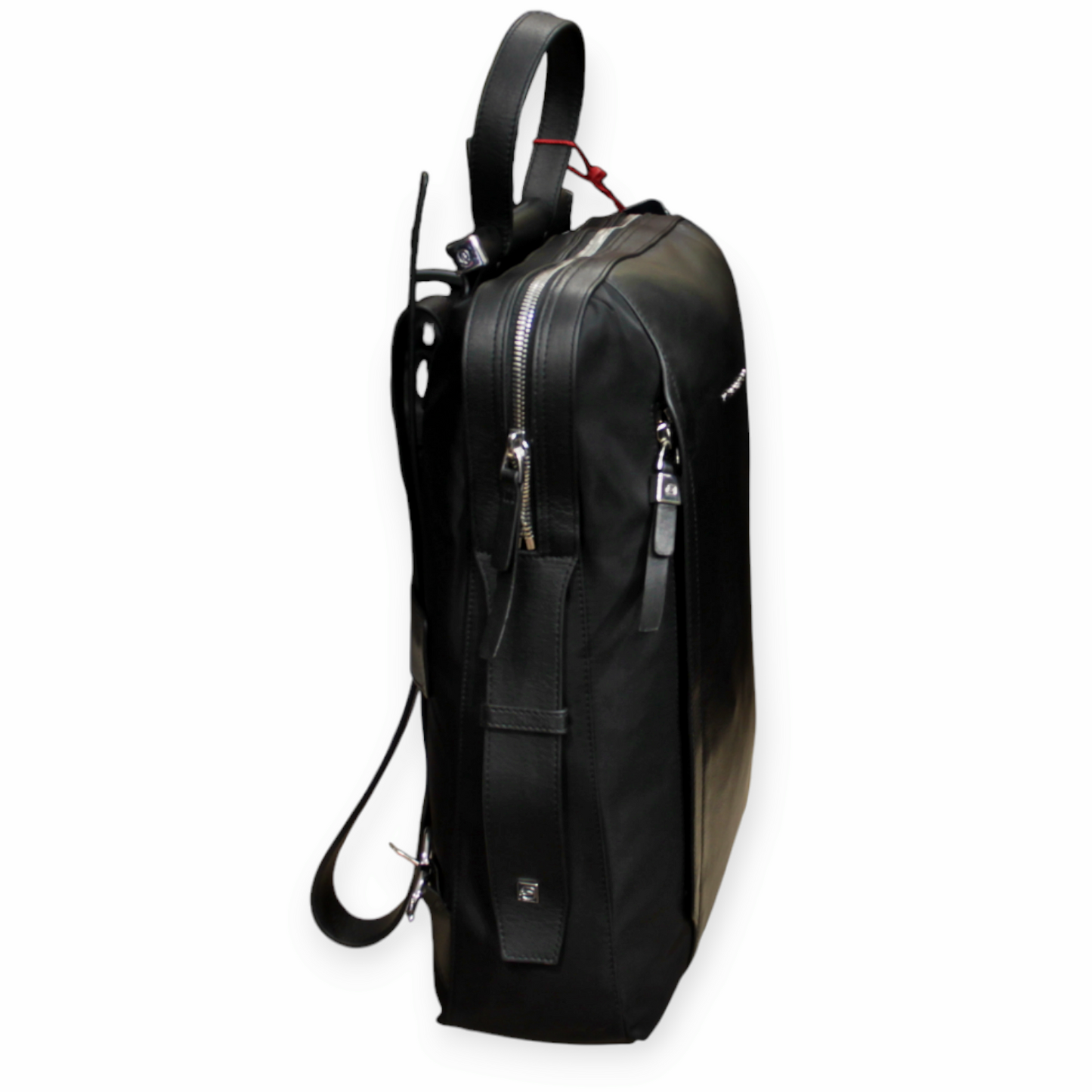 Zaino tessuto e pelle NERO PIQUADRO DIM 38X29X10