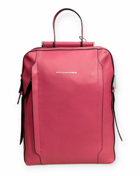 Zaino pelle PIQUADRO ROSSO dim 38x29x10
