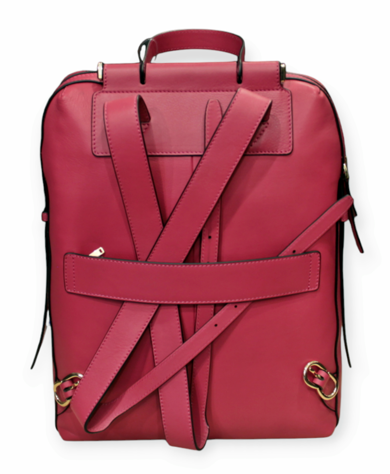 Zaino pelle PIQUADRO ROSSO dim 38x29x10