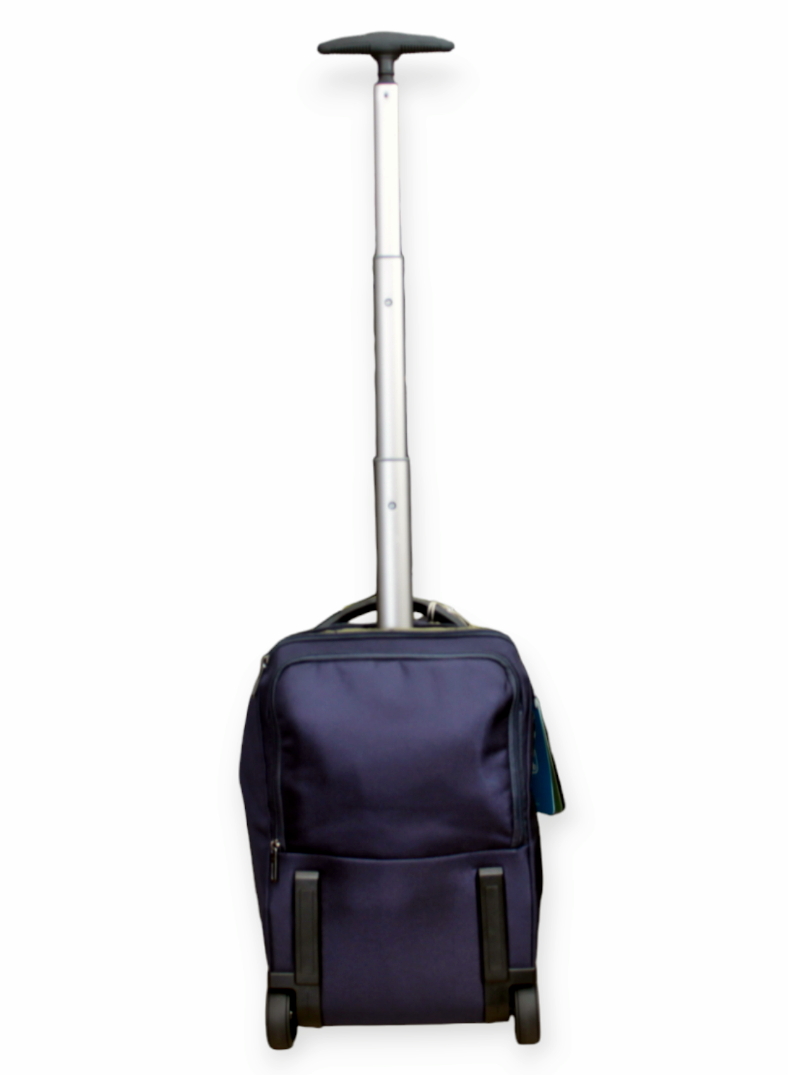 Zaino Trolley UNDERSEAT PIQUADRO tessuto e pelle blu dim 40x25x20