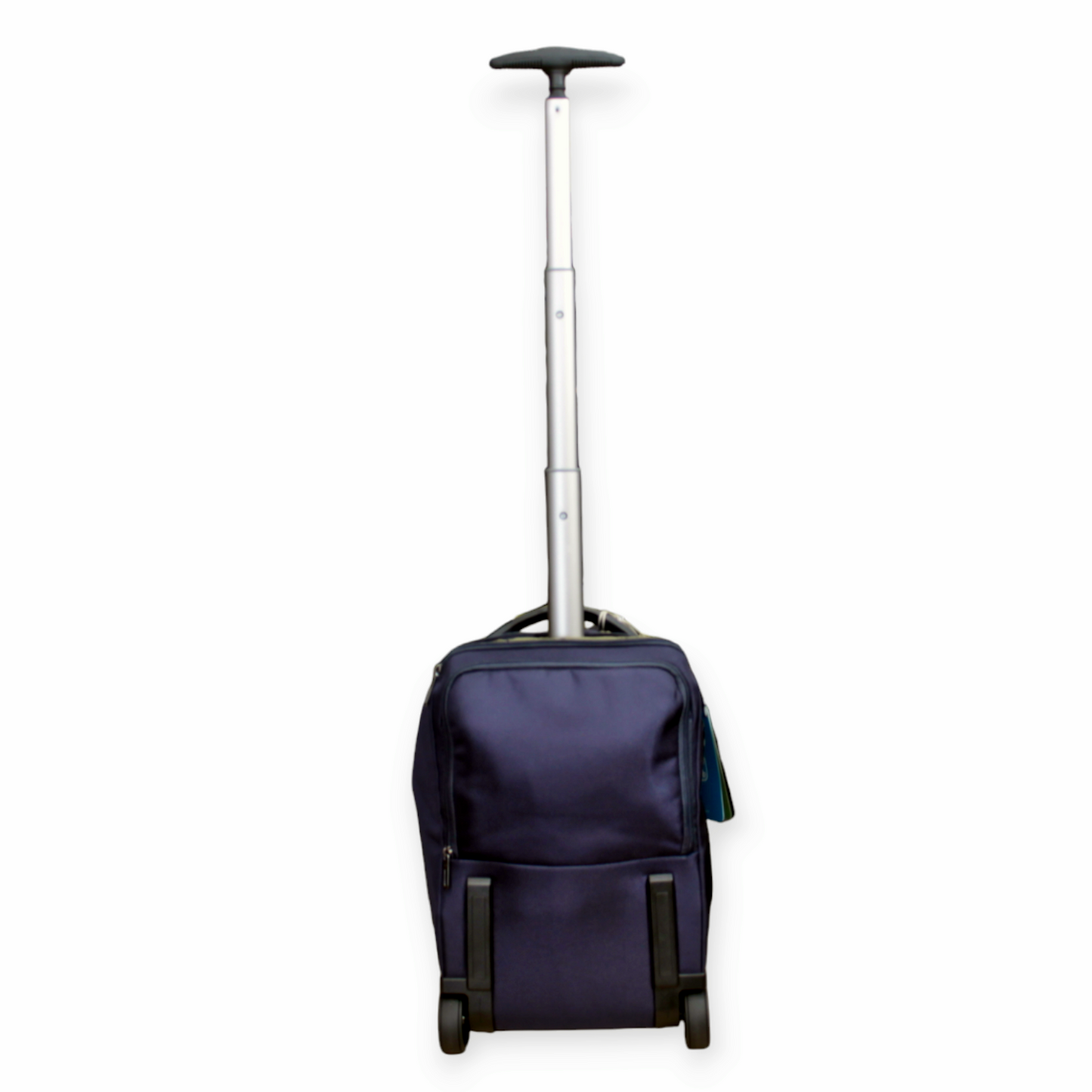 Zaino Trolley UNDERSEAT PIQUADRO tessuto e pelle blu dim 40x25x20