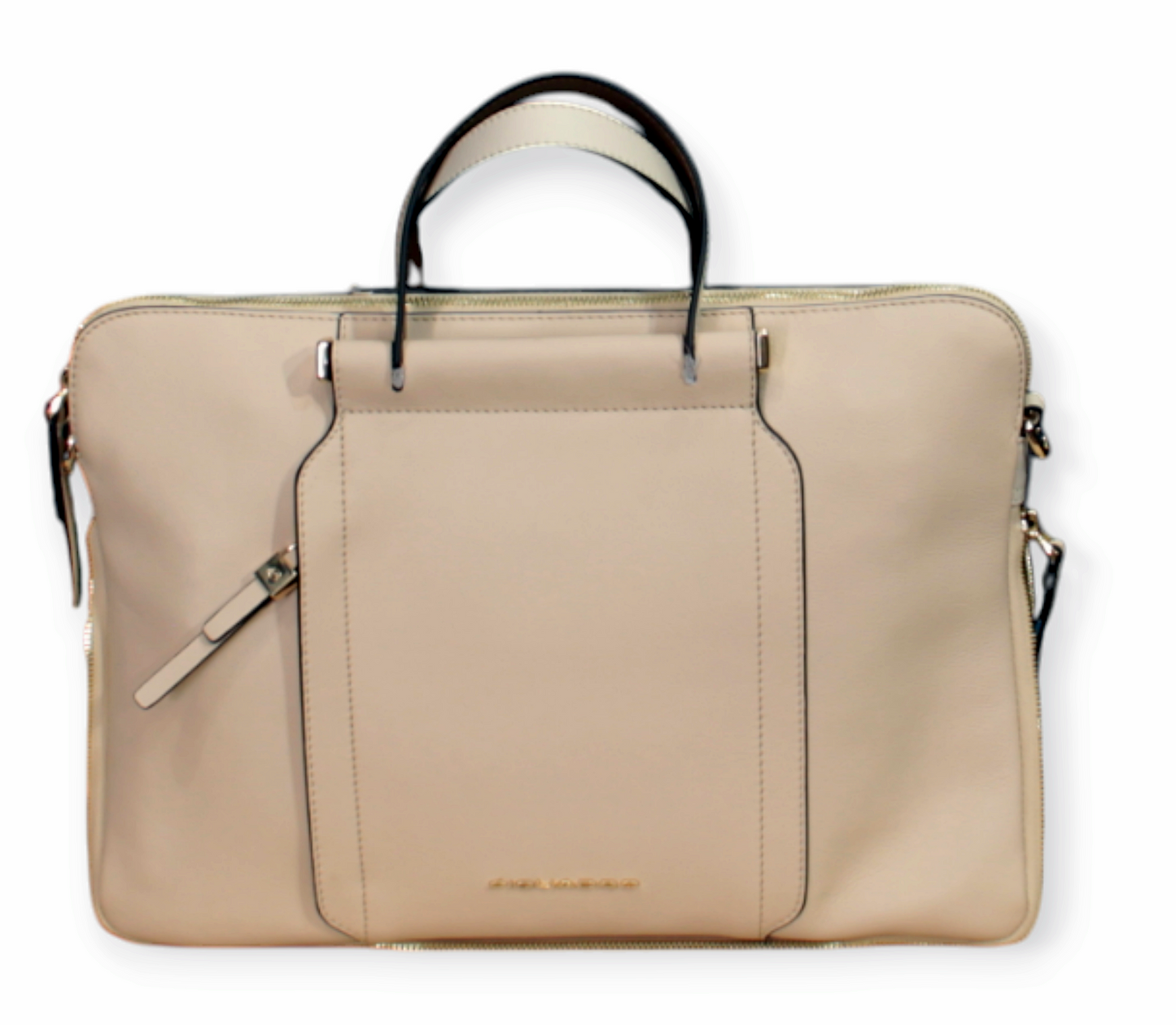 Cartella pelle BEIGE PIQUADRO espandibile 2manici+tracolla portapc 14"dim 38x27x6-10