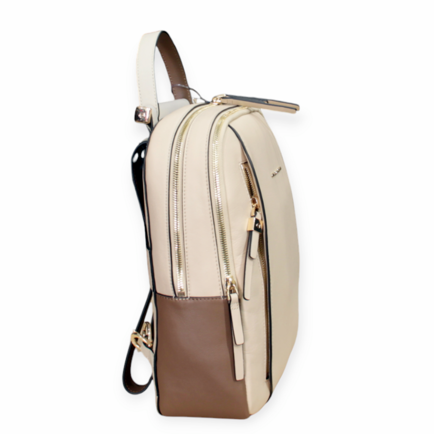 Zaino PIQUADRO  pelle beige e cuoio dim 31x25x10