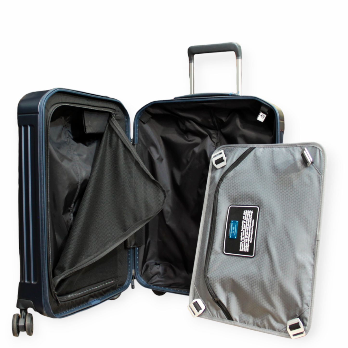 Trolley PIQUADRO bagaglio a mano policarbonato blu 55x40x20 31L kg1.94