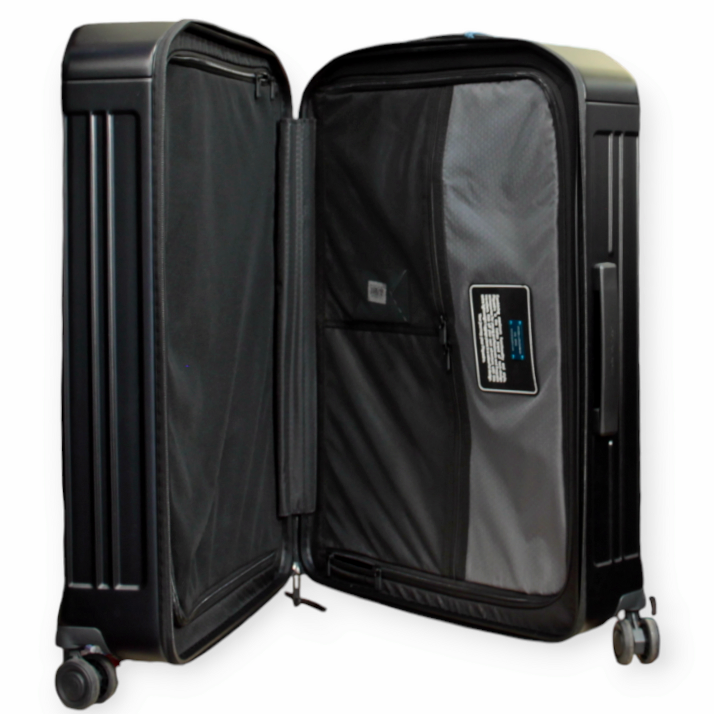 Trolley PIQUADRO MEDIUM SIZE 69X46X27 60L. Policarbonato nero