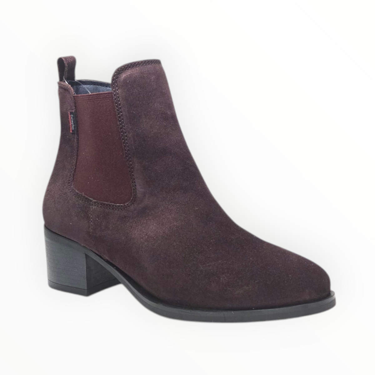 Callaghan burgundy suede ankle boots