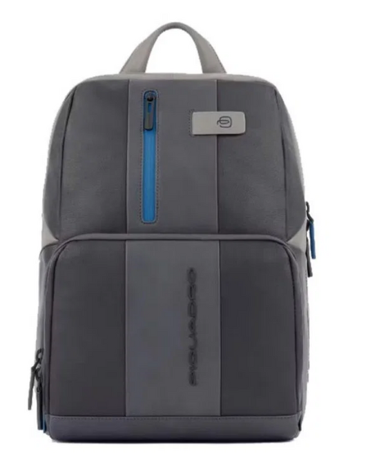 Zaino PELLE Porta Computer 14 e Tablet 9.7/10.5 URBAN PIQUADRO Nero/Grigio