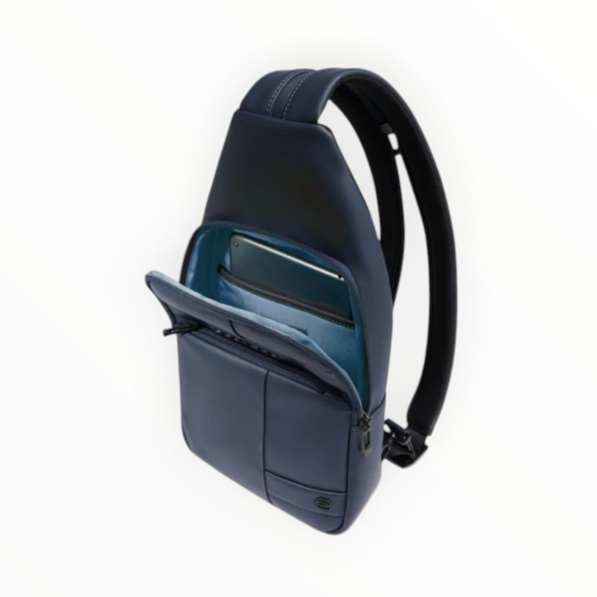 Zaino e monospalla 1 comparto IPad®MINI pelle tessuto PIQUADRO
