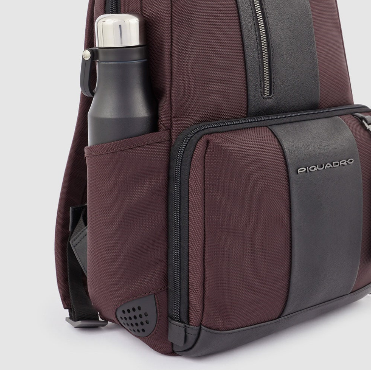 Zaino Piquadro porta pc in pelle e tessuto