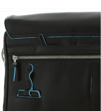 Messenger Piquadro pelle nera