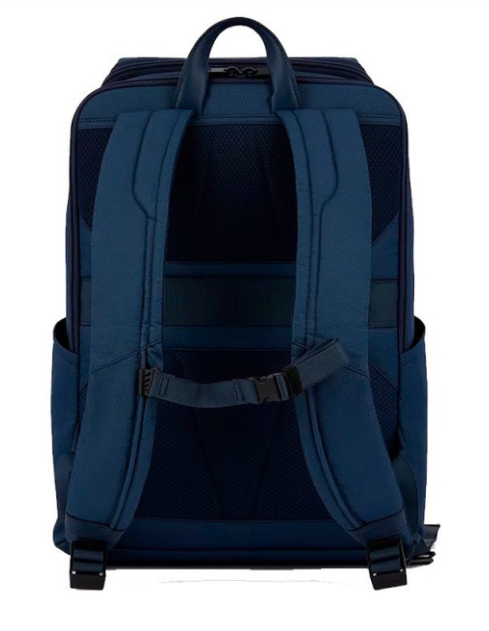 Zaino PIQUADRO tessuto e pelle BLU